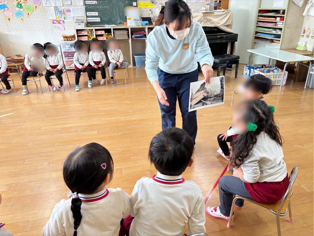 避難訓練写真 避難訓練写真